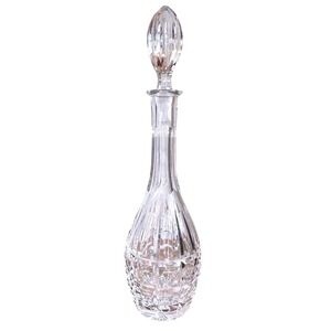 ⁠Vintage Lausitzer Bleikristall Lead Crystal Wine Decanter GDR Cut Glass 15"